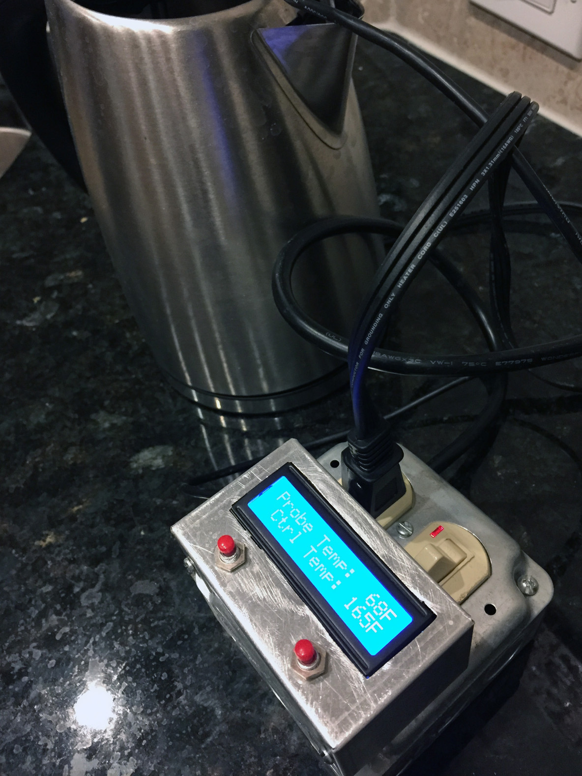 Adjustable temperature controlled switch